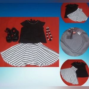 4T Worn Once Boutique Brand Skirt Set